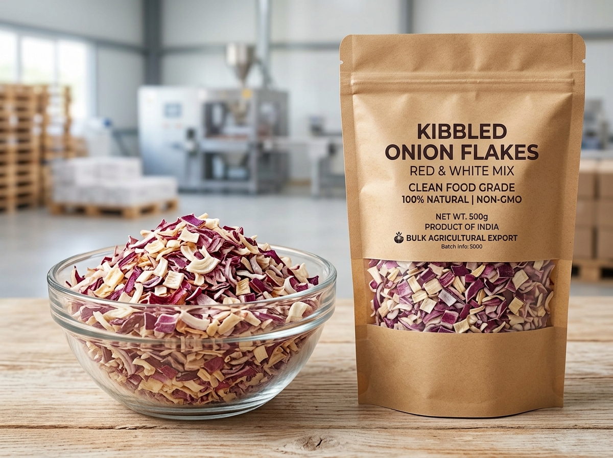 Dehydrated Onion Flakes Kibbled