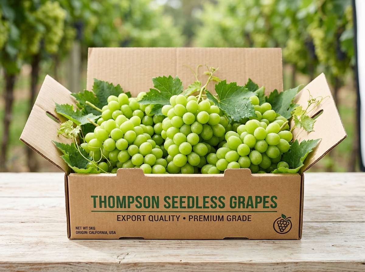 Thompson Seedless Grapes Export Quality